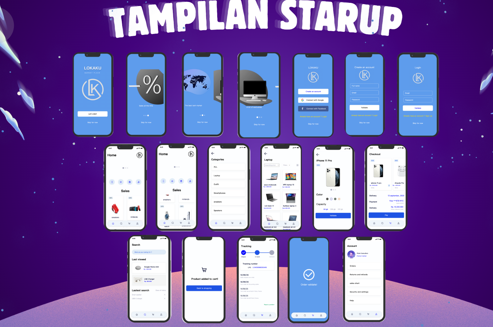 Design UI/UX Start-Up LOKAKU